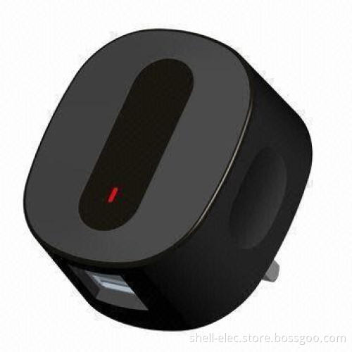 Dual USB UK Travel Charger with 110 to 240V Input Voltage